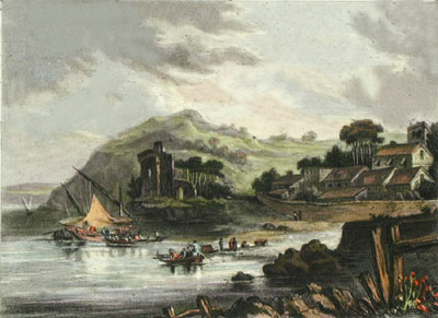 Punhete Castle, on the Tagus