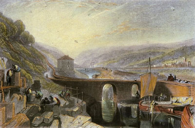 Kirkstall Lock on River Aire