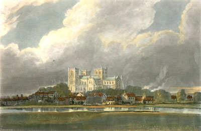 Ripon Minster on River Skell