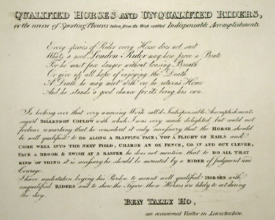 Qualified Horses - Plate VIII
