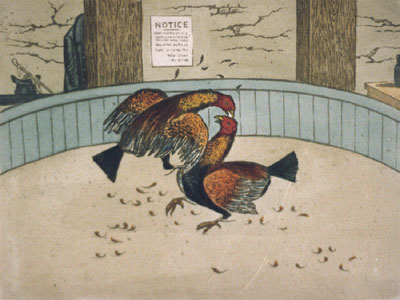 Cock Fighting Pl.III