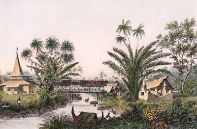 Isle of Bourou from the road