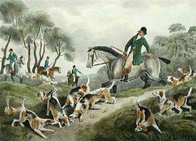 Harehunting, Plate 111