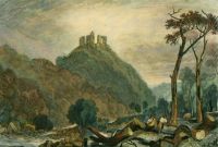 Okehampton Castle on River Ok